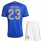 Camiseta Italia Bastoni 23 Niños 1ª Equipación Mundial 2026