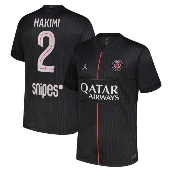 Camiseta Paris Saint-Germain Achraf Hakimi 2 Hombre 4ª Equipación Jordan 25/26