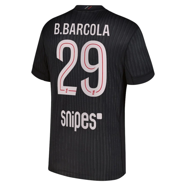 Camiseta Paris Saint-Germain B. Barcola 29 Hombre 4ª Equipación Jordan 25/26