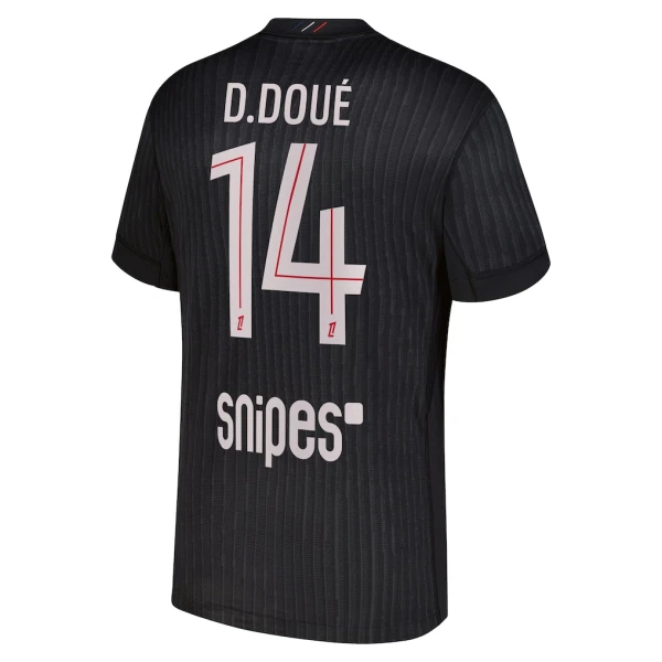Camiseta Paris Saint-Germain D. Doue 14 Hombre 4ª Equipación Jordan 25/26
