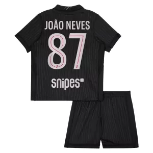Camiseta Paris Saint-Germain Joao Neves 87 Niños 4ª Equipación Jordan 25/26