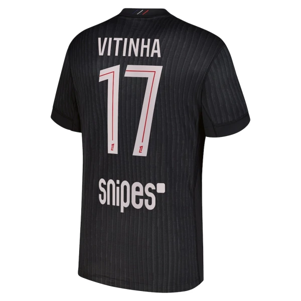 Camiseta Paris Saint-Germain Vitinha 17 Hombre 4ª Equipación Jordan 25/26