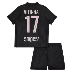 Camiseta Paris Saint-Germain Vitinha 17 Niños 4ª Equipación Jordan 25/26