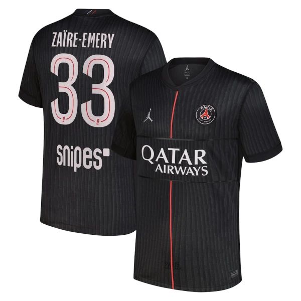 Camiseta Paris Saint-Germain Zaire-Emery 33 Hombre 4ª Equipación Jordan 25/26
