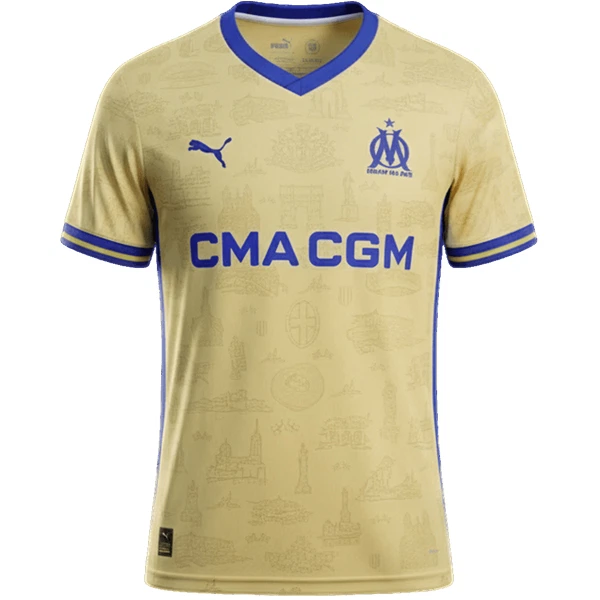 Camiseta Olympique de Marseille Niños 4ª Equipación 25/26