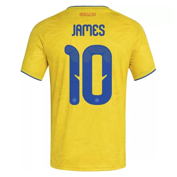 Camiseta Colombia James 10 Hombre 1ª Equipación Mundial 2026