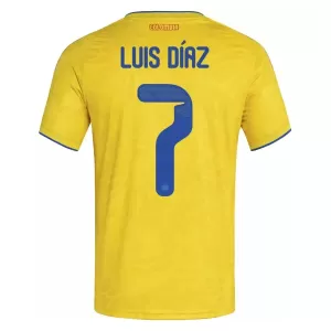 Camiseta Colombia Luis Díaz 7 Hombre 1ª Equipación Mundial 2026
