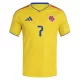Camiseta Colombia Luis Díaz 7 Hombre 1ª Equipación Mundial 2026