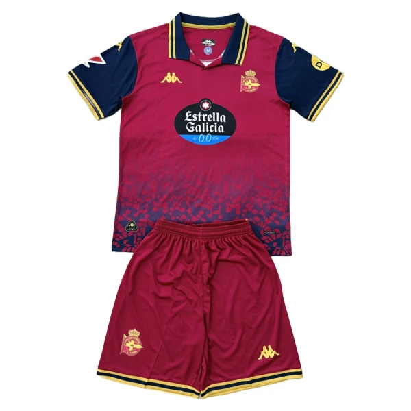 Camiseta Deportivo de La Coruna Niños 2ª Equipación 25/26