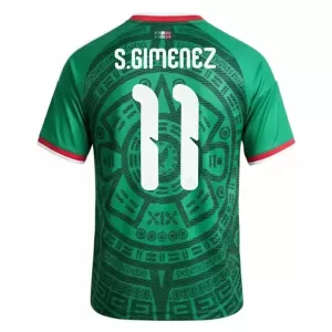 Camiseta México S.Gimenez 11 Hombre 1ª Equipación Mundial 2026
