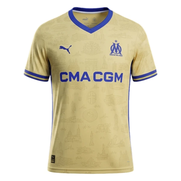 Camiseta Olympique de Marseille Hombre 4ª Equipación 25/26