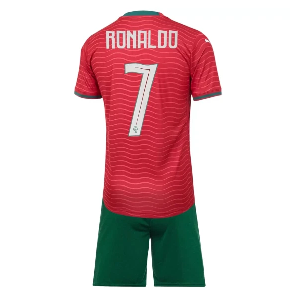 Camiseta Portugal Cristiano Ronaldo 7 Niños 1ª Equipación Mundial 2026