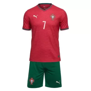 Camiseta Portugal Cristiano Ronaldo 7 Niños 1ª Equipación Mundial 2026
