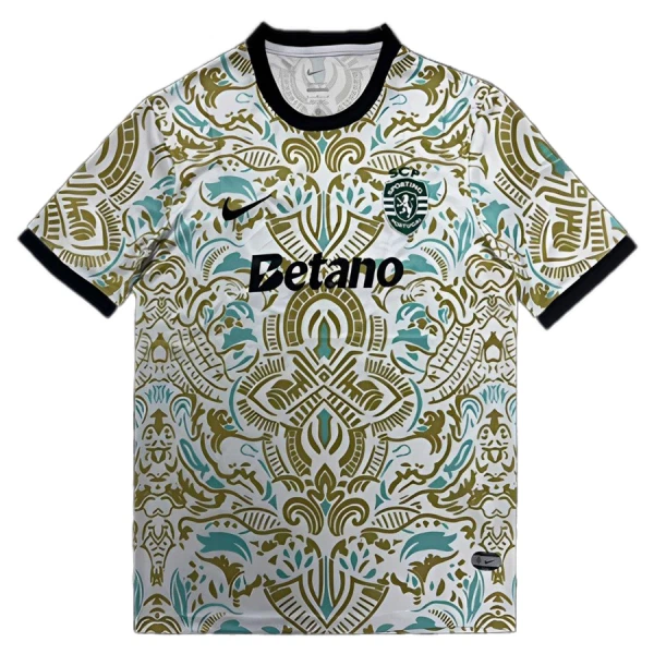 Camiseta Sporting CP Hombre 25/26 Blanco Edición Especial