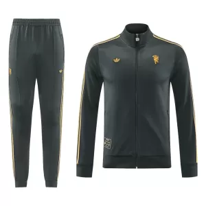 Conjunto De Chaqueta De Entrenamiento Manchester United Hombre 25/26 Negro