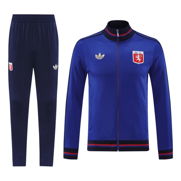 Conjunto De Chaqueta De Entrenamiento Olympique Lyonnais Hombre 25/26 Azul
