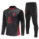 Conjunto de sudadera de entrenamiento AC Milan Hombre 25/26 Negro