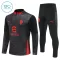 Conjunto de sudadera de entrenamiento AC Milan Niños 25/26 Negro