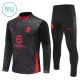 Conjunto de sudadera de entrenamiento AC Milan Niños 25/26 Negro