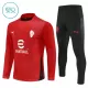 Conjunto de sudadera de entrenamiento AC Milan Niños 25/26 Rojo