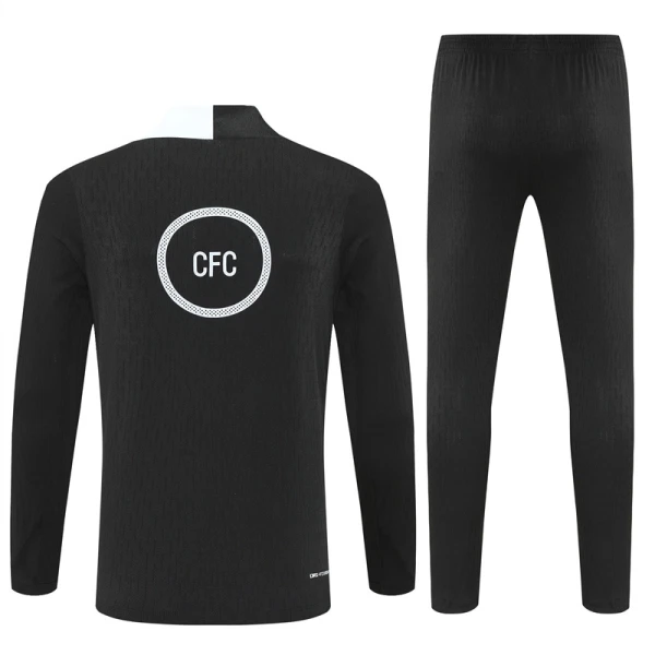 Conjunto de sudadera de entrenamiento Chelsea Hombre 25/26 Negro