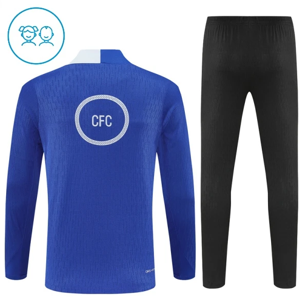 Conjunto de sudadera de entrenamiento Chelsea Niños 25/26 Azul