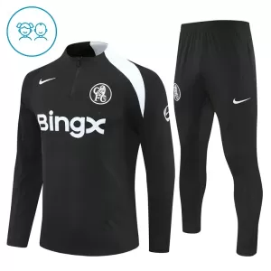 Conjunto de sudadera de entrenamiento Chelsea Niños 25/26 Negro