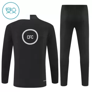 Conjunto de sudadera de entrenamiento Chelsea Niños 25/26 Negro