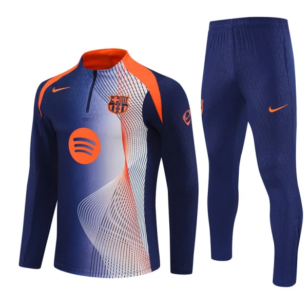 Conjunto de sudadera de entrenamiento FC Barcelona Hombre 25/26 Azul
