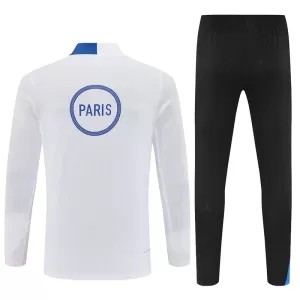 Conjunto de sudadera de entrenamiento Paris Saint-Germain Hombre 25/26 Blanco