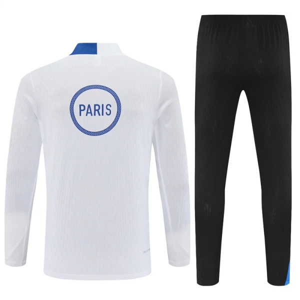 Conjunto de sudadera de entrenamiento Paris Saint-Germain Hombre 25/26 Blanco