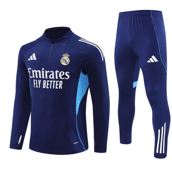 Conjunto de sudadera de entrenamiento Real Madrid Hombre 25/26 Navy