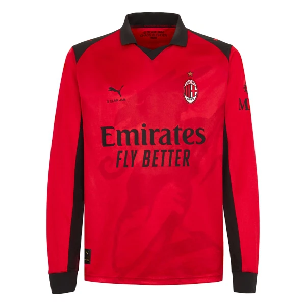 Camiseta AC Milan Hombre 4ª Equipación 25/26 Manga Larga