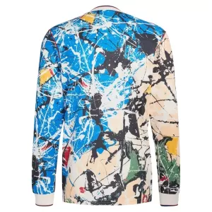 Camiseta Manchester United Stone Roses Hombre 25/26 Manga Larga Edición Especial