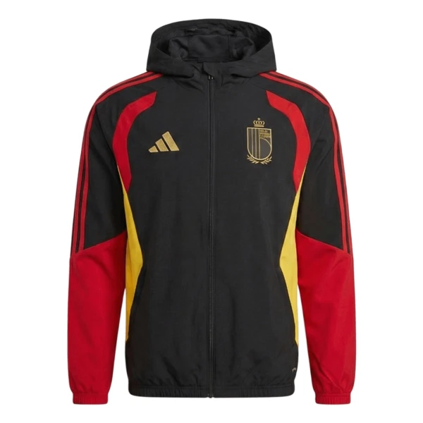 Chaqueta De Entrenamiento Con Capucha Bélgica Hombre 26/27 Negro