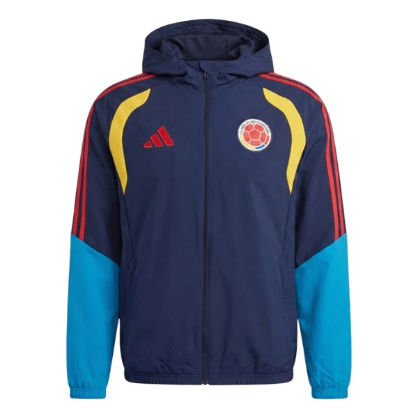 Chaqueta De Entrenamiento Con Capucha Colombia Hombre 26/27 Navy