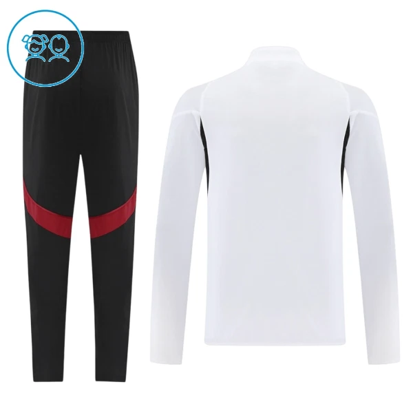 Conjunto De Chaqueta De Entrenamiento Liverpool Niños 25/26 Blanco