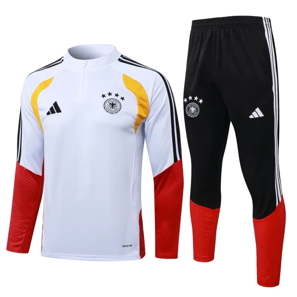 Conjunto de sudadera de entrenamiento Alemania Hombre 26/27 Blanco Conjunto de sudadera de entrenamiento Alemania Hombre 26/27 Blanco