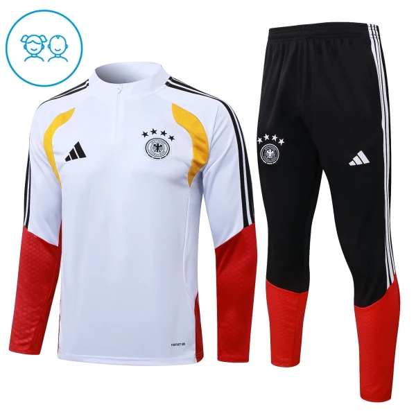 Conjunto de sudadera de entrenamiento Alemania Niños 26/27 Blanco Conjunto de sudadera de entrenamiento Alemania Niños 26/27 Blanco