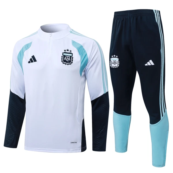 Conjunto de sudadera de entrenamiento Argentina Hombre 26/27 Blanco