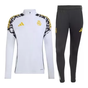 Conjunto de sudadera de entrenamiento Real Madrid Hombre 26/27 Blanco