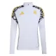 Conjunto de sudadera de entrenamiento Real Madrid Hombre 26/27 Blanco