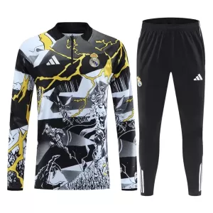 Conjunto de sudadera de entrenamiento Real Madrid Marvel Hombre 26/27 Negro