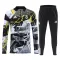 Conjunto de sudadera de entrenamiento Real Madrid Marvel Hombre 26/27 Negro