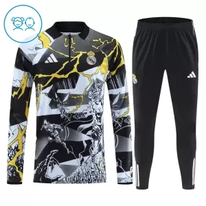 Conjunto de sudadera de entrenamiento Real Madrid Marvel Niños 26/27 Negro