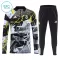 Conjunto de sudadera de entrenamiento Real Madrid Marvel Niños 26/27 Negro