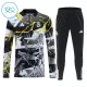 Conjunto de sudadera de entrenamiento Real Madrid Marvel Niños 26/27 Negro