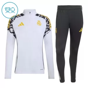 Conjunto de sudadera de entrenamiento Real Madrid Niños 26/27 Blanco
