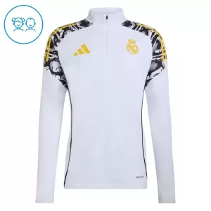 Conjunto de sudadera de entrenamiento Real Madrid Niños 26/27 Blanco