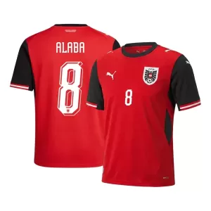 Camiseta Austria David Alaba 8 Hombre 1ª Equipación Mundial 2026